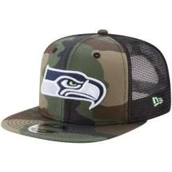 New Era 9Fifty Mesh Snapback Cap Seattle Seahawks Wood Camo