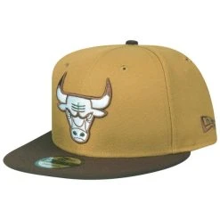 New Era 9Fifty Snapback Cap - Chicago Bulls Walnut Panama