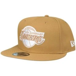 New Era 9Fifty Snapback Cap - Los Angeles Lakers Panama Tan