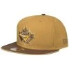 New Era Snapback Cap - Toronto Blue Jays Panama Tan Walnut