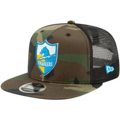 NEW ERA Throwback San Diego Chargers Mesh 9Fifty Snapback Cap Wood