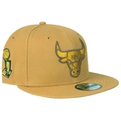 New Era 9Fifty Snapback Cap - Chicago Bulls Panama Tan Braun