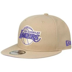 New Era 9Fifty Snapback Cap - Los Angeles Lakers Camel Lila