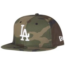 New Era 9Fifty Snapback Cap - Los Angeles Dodgers Wood Camo