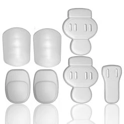 Full Force Wear American Football Schoner Padset 7 Piece Gr. Senior, Weiß, One Size