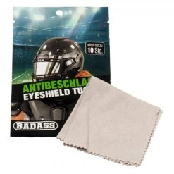 BADASS FOOTBALL Antibeschlagtuch, Eyeshieldtuch, Microfasertuch Mit Antibeschlag-Ausrüstung