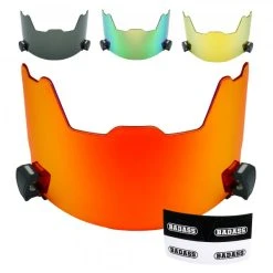 BADASS FOOTBALL BADASS Crown Football Visier, Football Eyeshield Irisierend
