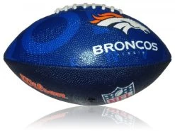 Denver Broncos Wilson NFL Junior Logo Football