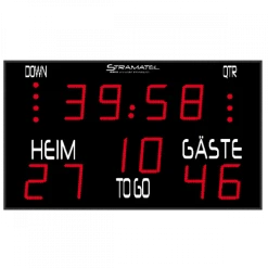 Elektronische Stramatel Anzeigetafel American Football Klein