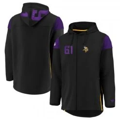 Fanatics NFL Franchise Full Zip Hoodie Minnesota Vikings, Schwarz