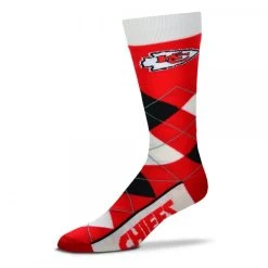 For Bare Feet NFL Kansas City Chiefs Socken Argyle Lineup
