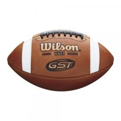 AUFDRUCK FEHLER- Game Ball, Wilson GST1003B Offizieller Leder Football, Senior