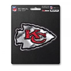 NFL.com Kansas City Chiefs NFL 3D Logo Aufkleber, 3D Decal