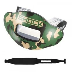 Mundstück Mit Abnehmbarem Strap Shock Doctor Max AirFlow 2.0 Amoeba Camo