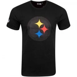 NewEra New Era NFL QT OUTLINE GRAPHIC T-Shirt Pittsburgh Steelers, Schwarz