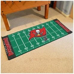 NFL.com NFL American Football Teppich, Fußballplatz Läufer 75 X180 Cm - Team Tampa Bay Buccaneers