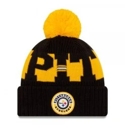 NewEra NFL Bobble Knit Wintermütze Team Pittsburgh Steelers