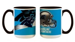 Vertriebsarena NFL Carolina Panthers Logo Und Helm Tasse 445ml, Becher