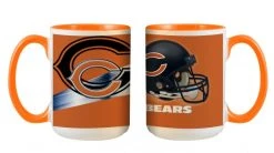 Vertriebsarena NFL Chicago Bears Logo Und Helm Tasse 445ml, Becher