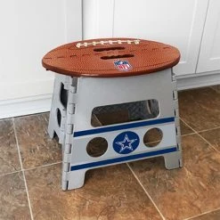 NFL.com NFL Faltbarer Trittbrett, Stepstool - Team Dallas Cowboys