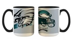 Vertriebsarena NFL Philadelphia Eagles Logo Und Helm Tasse 445ml, Becher