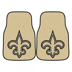 NFL.com NFL Teppich Automattenset, NFL Car Mat Set, Carcarp - Team New Orleans Saints