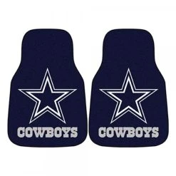 NFL.com NFL Teppich Autofußmattenset, NFL Car Mat Set - Team Dallas Cowboys
