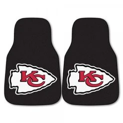 NFL.com NFL Teppich Autofußmattenset, NFL Car Mat Set - Team Kansas City Chiefs