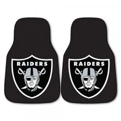 NFL.com NFL Teppich Autofußmattenset, NFL Car Mat Set - Team Las Vegas Raiders