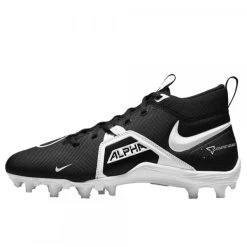 Nike, Inc. Nike Alpha Menace Varsity 3 CV0586 Rasen Footballschuhe - Schwarz-weiß