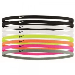 Nike, Inc. Nike Headband 8er Pack - Schwarz/weiß/neon