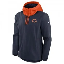 Nike NFL Jacket LWT Player Chicago Bears, Marine - Orange