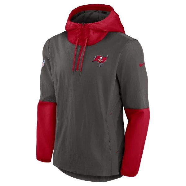 Nike NFL Jacket LWT Player Tampa Bay Buccaneers, Dunkelgrau - Rot