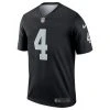 Nike NFL Legend Jersey Las Vegas Raiders #4 Derek Carr, Schwarz