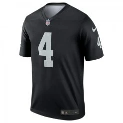 Nike NFL Legend Jersey Las Vegas Raiders #4 Derek Carr, Schwarz