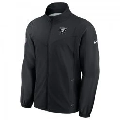 Nike NFL Woven FZ Jacket Las Vegas Raiders, Schwarz-silber