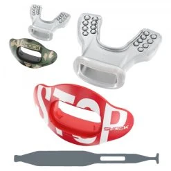 Shock Doctor Interchange Lip Guard, Mundstück + Halteriemen