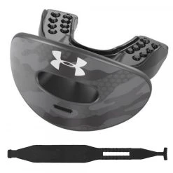 Under Armour, Inc. Under Armour Air Mundstück Mit Lippenschild Und Abnehmbarem Strap - Black Camo