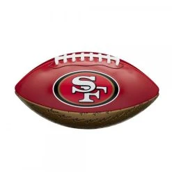 Wilson NFL Peewee San Francisco 49ers Logo Football