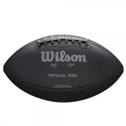 Wilson WTF1846 NFL Jet Black Composite Football Official Size, Größe 9 - Schwarz